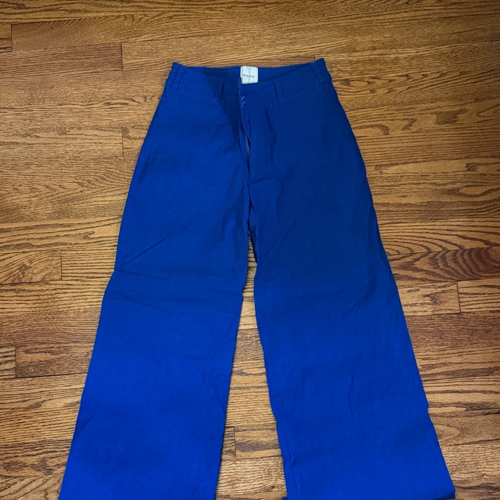 Electric Blue Wide Leg Pants